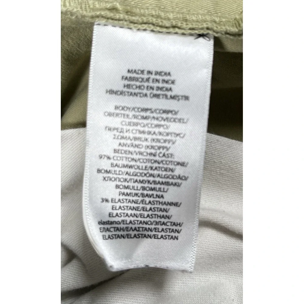 Polo Ralph Lauren Pants Mens Large Khaki Belted Chino Stretch Casual Classic Fit